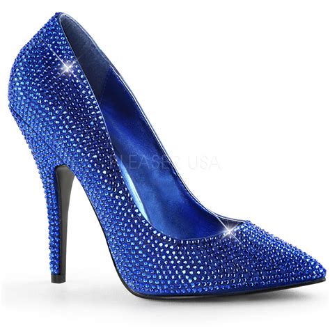 blue print heels|blue heels with pumps.